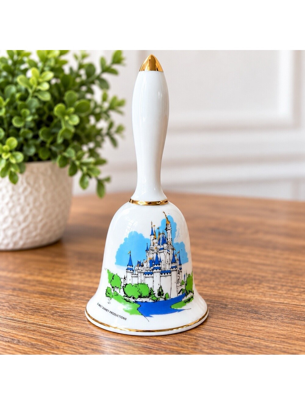 Vintage Walt Disney World Cinderella Castle Bell Japan Walt Disney Productions